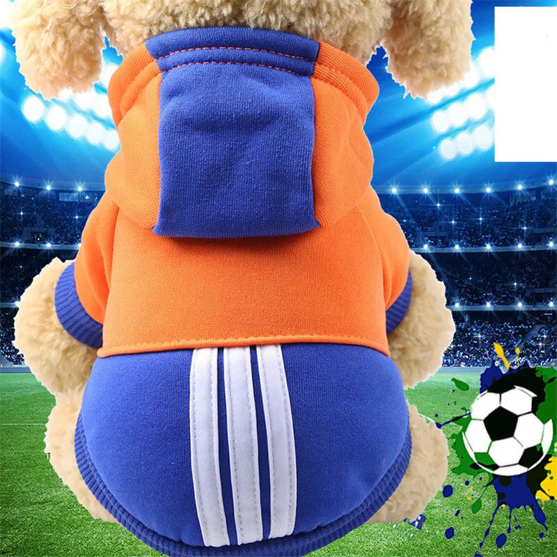 Autumn/Winter Pet Clothes Cotton Sportswear Cute Cartoon Pattern Dog Costumes Clothes for Small and Medium Dog Pets Supplies