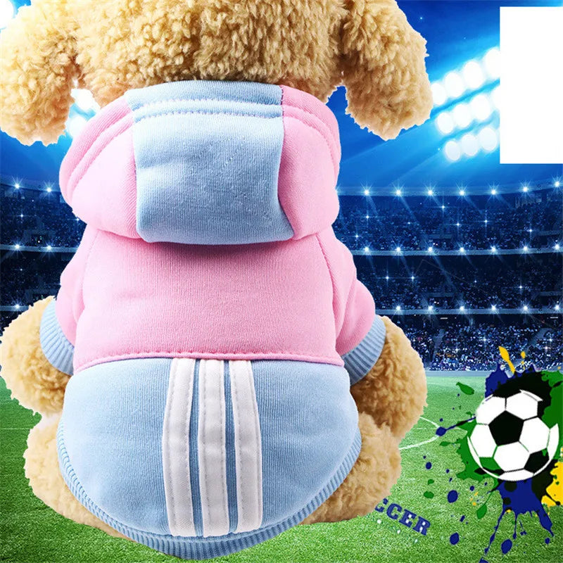 Autumn/Winter Pet Clothes Cotton Sportswear Cute Cartoon Pattern Dog Costumes Clothes for Small and Medium Dog Pets Supplies