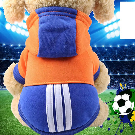 Autumn/Winter Pet Clothes Cotton Sportswear Cute Cartoon Pattern Dog Costumes Clothes for Small and Medium Dog Pets Supplies